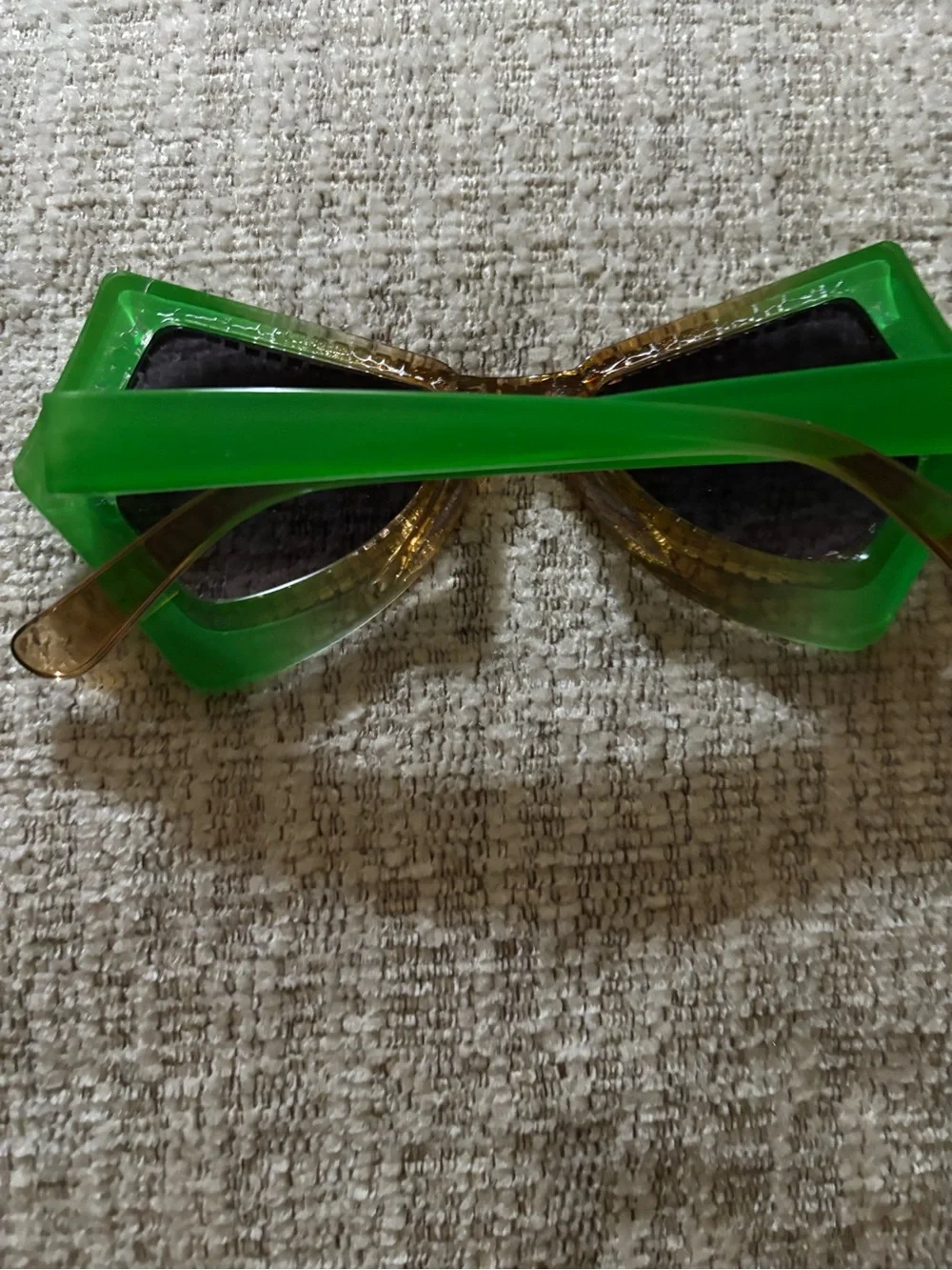 Green Crystal-Embellished Cat-Eye Sunglasses - Women Accessories